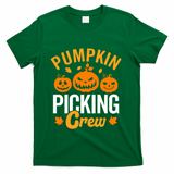 Pumpkin Picking Crew T-Shirt - Green