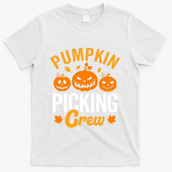 Pumpkin Picking Crew T-Shirt - White