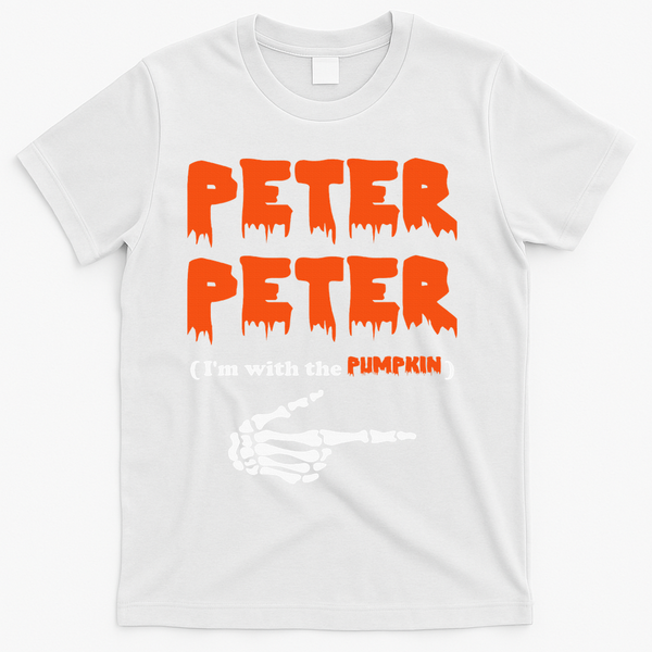 Peter Peter IM With The Pumpkin Halloween Costume T-Shirt - White
