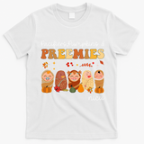 Pacifiers Pumpkins & Preemies Neonatal Nicu Nurse Halloween T-Shirt - White