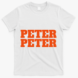 Peter Peter Pumpkin Eater Halloween Couples Costume T-Shirt - White