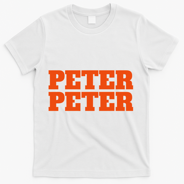 Peter Peter Pumpkin Eater Halloween Couples Costume T-Shirt - White