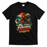 Pickleball Ronin – Dink With Honor Bigfoot Samurai T-Shirt - Black