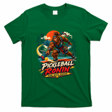 Pickleball Ronin – Dink With Honor Bigfoot Samurai T-Shirt - Irish Green