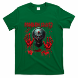 Problem Solved Bloody Hands Costume Clown Halloween T-Shirt - Green