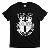 Princess Security Family Matching Trip Costume T-Shirt - Black