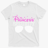 Princess Security Halloween Costume Dad Mom Boy Brother T-Shirt - White