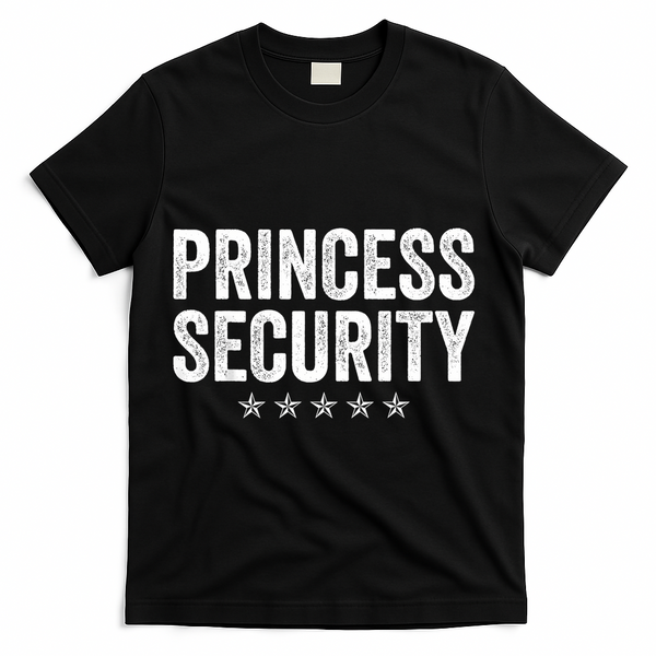 Princess Security Halloween Costume T-Shirt - Black