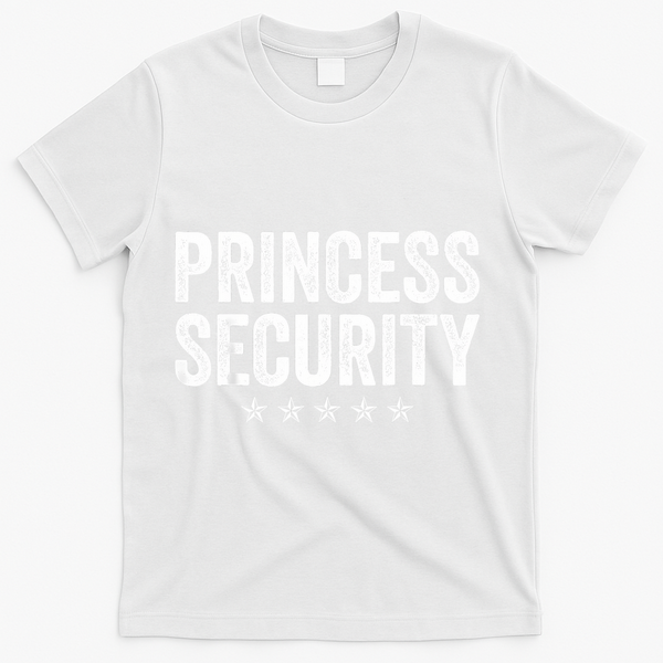 Princess Security Halloween Costume T-Shirt - White
