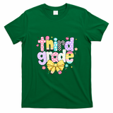 Preppy Third Grade Teacher 3rd Grade Back To School T-Shirt - Irish Green