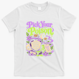 Pick Your Poison Deadly Night Shade Potion Halloween T-Shirt - White