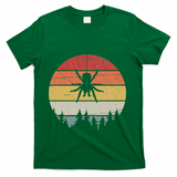 Retro Arachnid Tarantula Spider T-Shirt - Green