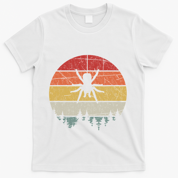 Retro Arachnid Tarantula Spider T-Shirt - White