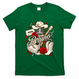 Retro Bruno Vintage Classic 70's 80's Music Concert T-Shirt - Irish Green