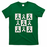 Reast Cancer Support Warrior Gift Pink Ribbon Awareness T-Shirt - Irish Green
