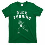 Ruck Funning Running Skeleton T-Shirt - Green