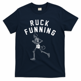 Ruck Funning Running Skeleton T-Shirt - Navy