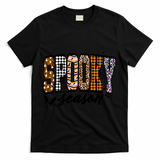Retro Halloween Spooky Season Coquette T-Shirt - Black