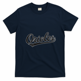 Retro Oriole Vintage Name Sports T-Shirt - Navy Blue