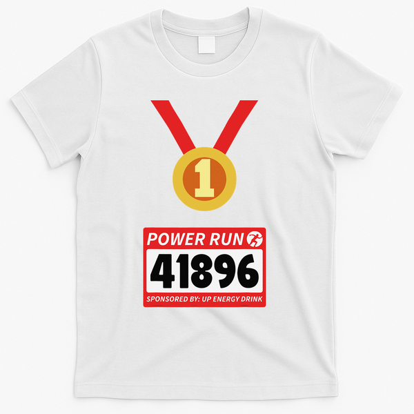 Running Runner Half Marathon Halloween Costume T-Shirt - White