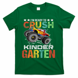 Ready To Crush Kindergarten Monster Truck Boy Back To School T-Shirt - Green