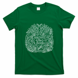 Respect The Locals Cryptid Bigfoot Mothman Alien T-Shirt - Irish Green