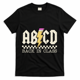 Retro Teacher Tour Abcd Back To School Classic Rock T-Shirt - Black