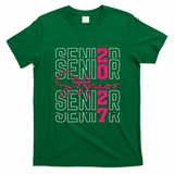 Senior 2027 Class Graduation Grad T-Shirt - Irish Green