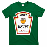 Sweet All Natural Honey Condiment Group Costume T-Shirt - Green