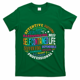 Self Contained Life Teacher Appreciation Week Back To School T-Shirt - Green