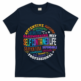 Self Contained Life Teacher Appreciation Week Back To School T-Shirt - Navy