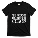 Senior Class Of 2027 T-Shirt - Black