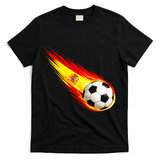 Spain Flag Pride Heritage Soccer Fan T-Shirt - Black