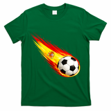 Spain Flag Pride Heritage Soccer Fan T-Shirt - Green