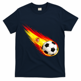 Spain Flag Pride Heritage Soccer Fan T-Shirt - Navy