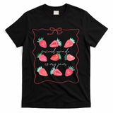 Second Grade Is My Jam Strawberry 2nd Grade Teacher T-Shirt - Black