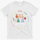 Speducator God Says Bible Verse Christian Back To School T-Shirt - White