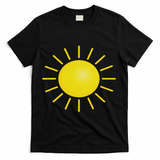 Sun Halloween Costume Funny Halloween T-Shirt - Black