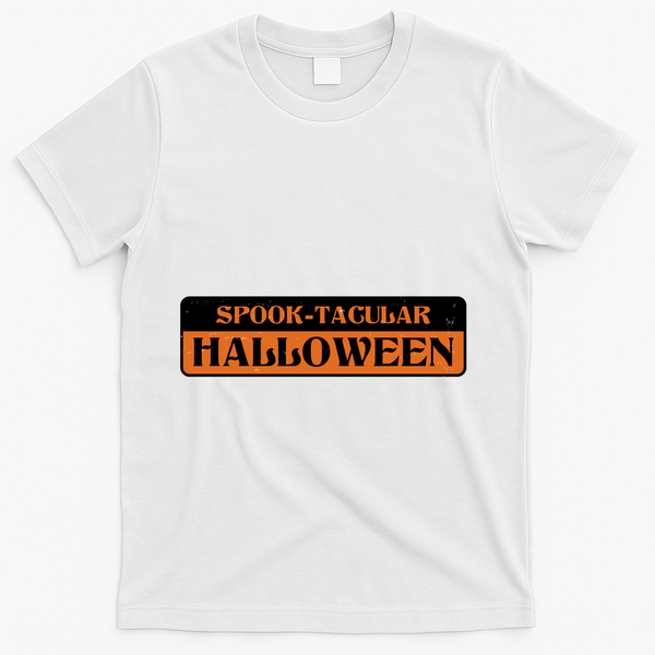Spooktacular Halloween Festive T-Shirt - White