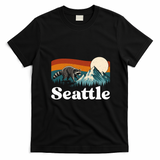 Seattle Jimothy Raccoon Meme Mountain T-Shirt - Black