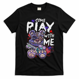 Scary Killer Teddy Bear Pastel Goth Style Creepy Kawaii T-Shirt - Black