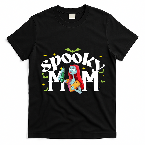 Spooky Mom Sally Nightmare Halloween Matchin Family Spooky Halloween Nightmare T-Shirt - Black