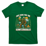 Sasquatch Oktoberfest German Beer Festival  Drinking Matching  T-Shirt - Irish Green