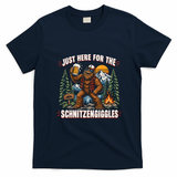 Sasquatch Oktoberfest German Beer Festival  Drinking Matching  T-Shirt - Navy Blue