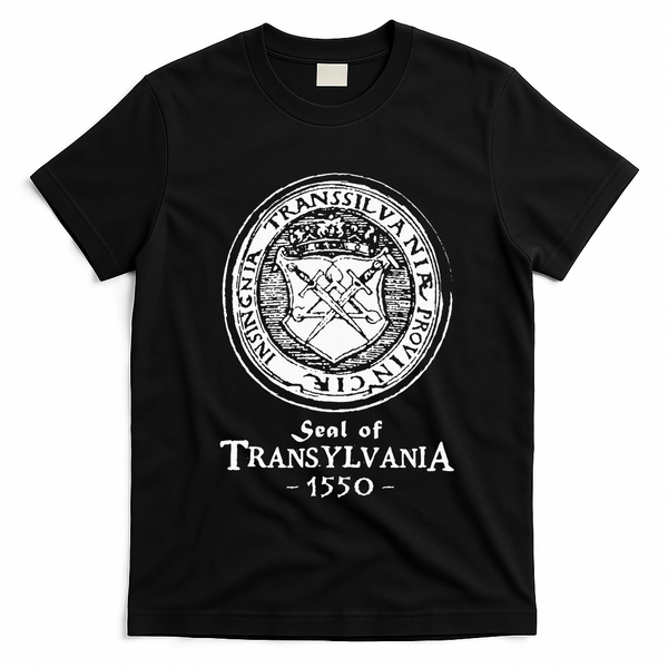 Seal Of Transylvania Vlad Impaler Wallachia T-Shirt - Black