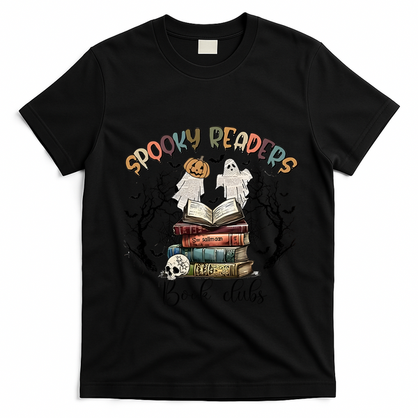 Spooky Readers Book Clubs T-Shirt - Black