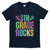 School Rocks Back To School Rockin 8th Grade Rocks T-Shirt - Navy