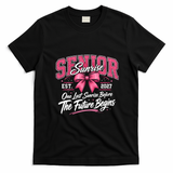 Senior Sunrise 2027 One Last Sunrise Before Future Begins T-Shirt - Black