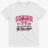 Senior Sunrise 2027 One Last Sunrise Before Future Begins T-Shirt - White