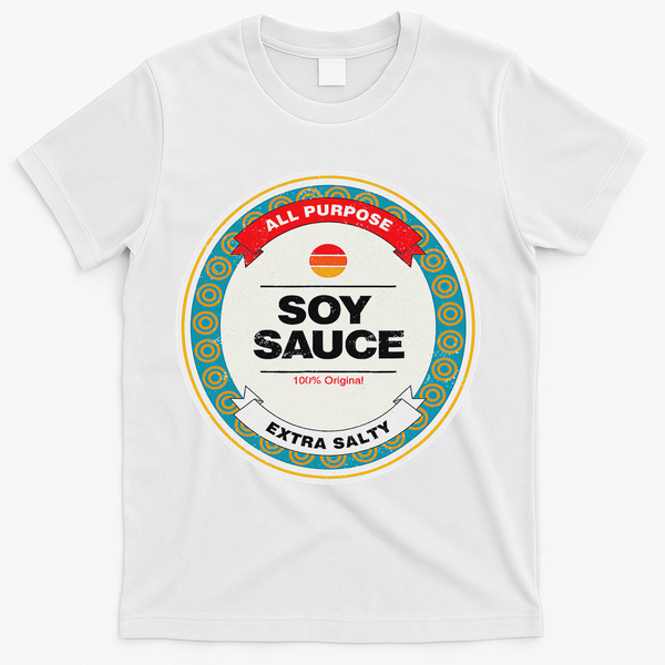 Soy Sauce Easy Halloween Costume Matching Group Couples T-Shirt - White